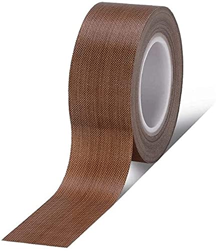 ZXHStore Teflonband für Vakuumversiegelungsmaschine, Hand-Impuls-Versiegelung Wärmebeständige resistente Klebeband-Brandschutz und Wärmedämmung 300 Grad elektrische Hochtemperatur (Size : 50mm*10m) von CFLNYC