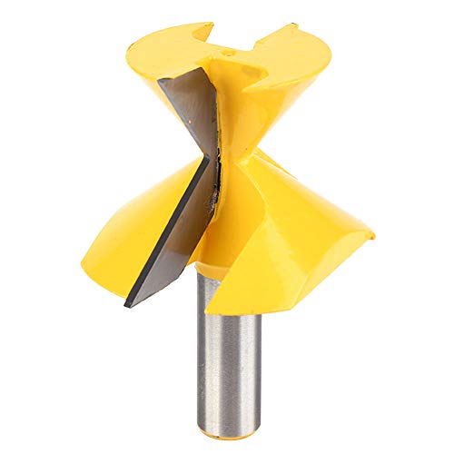 1/2 "Schaft 52 Grad X 38 Grad Gehrer Router Bit Holzbearbeitung Werkzeug usw. Hartholz Wo 52 °/38 ° Router Bit Holzbearbeitung Trimming von CFTGIW