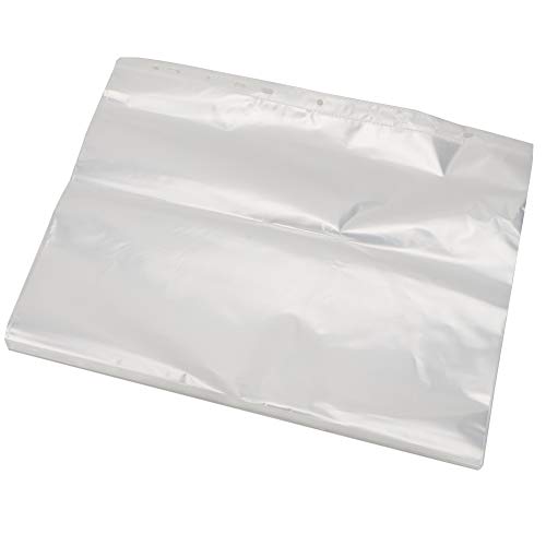100 Pcs Transparent 11 Loch Dicke Büro -Aufbewahrungsabdeckung Lose Blatt -Blatt Dateibeutel Bag Bag Aufbewahrungstasche von CFTGIW