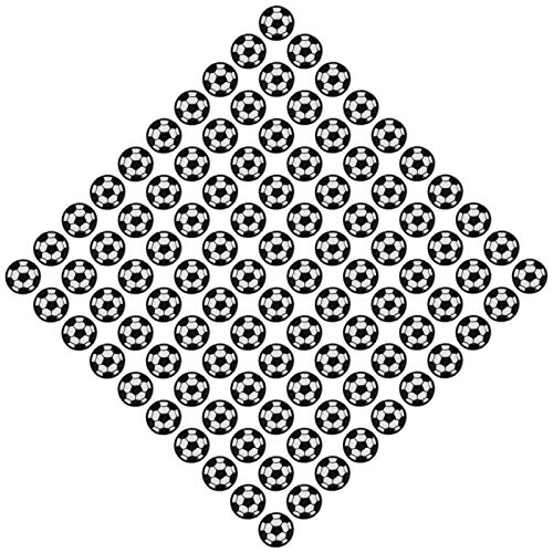 100pcs Fußball B Stickereiflecken DIY -Kleidungsdekoration FußBücher Stoffaufkleber 3cm 100pcs Fußball B Stickereie DIY Clothing Dekoration Fußräume Stoffaufkleber 3cm Patches von CFTGIW