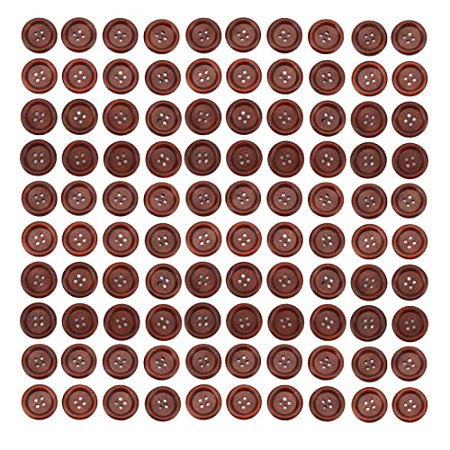 100pcs Holzknopf 20mm 4 Löcher Zartes Süßes Kleidungszubehör für Handtaschen Hüte Ihre Bedürfnisse Die Sind o Holzknopf Taste Button. von CFTGIW