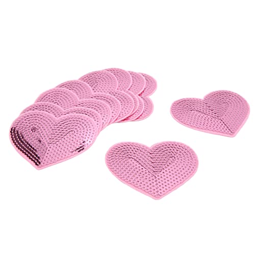 10pcs Eisen auf Flecken Herz Leicht Widerstandsfähige Baumwollweite auf Eisenflecken für Hemdmantel Eisen auf Patchesiron -Patchesbackpack Patches Patcheshat Patchesjacket von CFTGIW