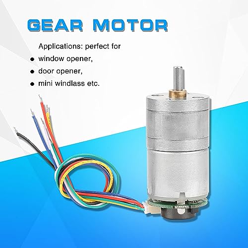 12 V 25GA? 310? 128 DC -Encoder -Zahnradmotordrehzahlmotor (DC12V 70RMP) Motor Motorgeermailencoder Getriebe MotorDC Encoder Decodierer MOTORMETAL GEARMOTORMOTORENCODER (DC12 500 U/min) von CFTGIW