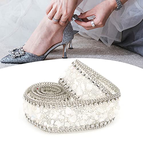 2,5 Cm DIY Mesh Wrap Roll -Strasskettenverkleidungsbanddekoration Ribbonrhinstones Ribbonkristall Ribbonkristallketten Trimcrystal -Ketten Trimmband. Material und zu Hoch (#4) von CFTGIW