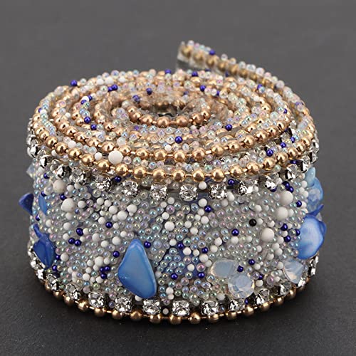 2,5 Cm DIY Mesh Wrap Roll -Strasskettenverkleidungsbanddekoration Ribbonrhinstones Ribbonkristall Ribbonkristallketten Trimcrystal -Ketten Trimmband. Material und zu Hoch (#6) von CFTGIW