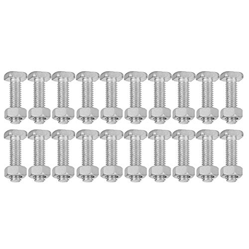 20 Setzen Sie 22 Mm M6x22 -Schrauben und M6 -Nuss Aluminiummuttern und Schrauben Setzen 20 Setzen Sie 22 Mm M6x22 -Schrauben und M6 -Nuss Aluminiummuttern und Schrauben Setzen von CFTGIW