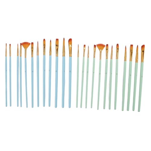 24pcs Acryl Pinsel Pinsel Nylon H Blau G Holzgriff WEITER Künstlerfarbe für Gesichtsblattform für Gesichtsblattform Acrylfarbe Bürbler 24pcs Acryl Pinsel Pinsel Nylon H Blau G Holzgriff WEITER Künstlerfarbe für Gesichtsblattform für Gesichtsblattform Acrylfarbe Bürbler von CFTGIW