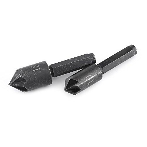 2pcs 7 Flöte 82 Grad /4 "Hex Shank High Carbon Stahl Countersink Cutter Bits. Countersink Schaltern Bit Cutter Holzbearbeitung -Holzbearbeitungswerkzeuge. Von 2pcs 7 Flöte 82 Grad /4 "Hex Shank High Carbon Stahl Countersink Cutter Bits. Countersink Schaltern Bit Cutter Holzbearbeitung -Holzbearbeitungswerkzeuge. Von von CFTGIW