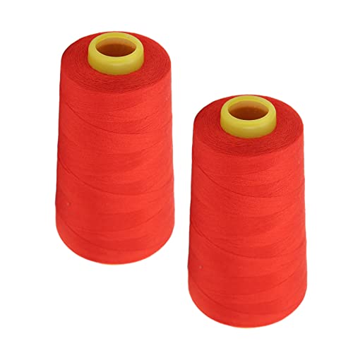 2pcs Sergergewinde Hohe Festigkeit Robustes Polyester -Rot -Nähfaden Zum Täglichen Quiltspleißen mit oder Nähen Mehr Sergergewinde Nähen Gewindewäsche Gewindepolyester 2pcs Sergergewinde Hohe Festigkeit Robustes Polyester -Rot -Nähfaden Zum Täglichen Quiltspleißen mit oder Nähen Mehr Sergergewinde Nähen Gewindewäsche Gewindepolyester von CFTGIW