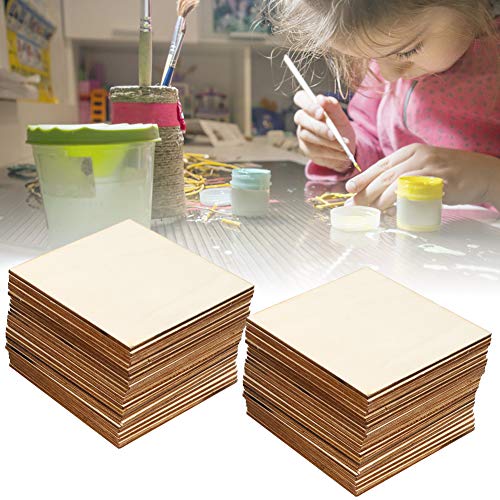 50pcs DIY Holzblatthandwerk Zeichnen Accessoires Handmaschinenhandwerk für Weihnachten Istmas Handicraftswood Sheod Sheod Decor Dekor Zeichnung Accessoire -Handwerk Made Handwerk (10 cm (50 Stück)) von CFTGIW