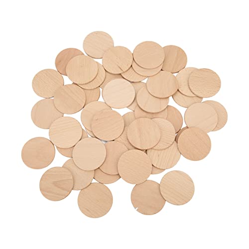 50pcs Runde Holzausschnitte Robuste Buchene Holzkreise Müssen Runde Holzausschnitte Ausgestrahlt werden. 50pcs Runde Holzausschnitte Robuste Buchene Holzkreise Müssen Runde Holzausschnitte Ausgestrahlt werden. von CFTGIW