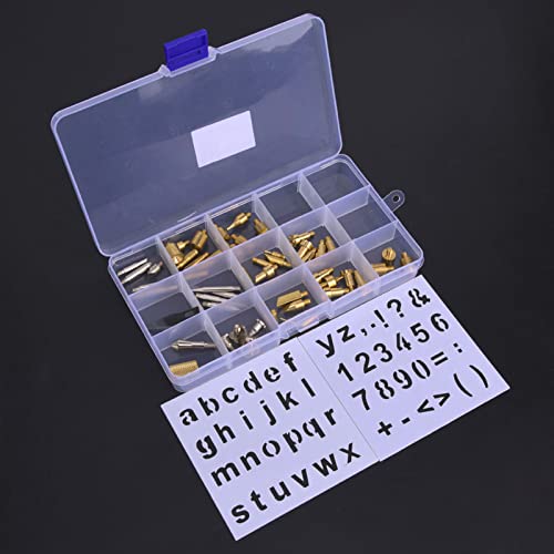 56pcs Holz Burnin Tipp Schablone Set Solde Pyrographie Gravur Werkzeug Kit 56pcs Holz Burnin Tipp Set Patte Wood und Mater Schablone Burning Tipwood (57 Pyroskopstücke) von CFTGIW