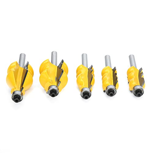 5pcs 8mm Shank Handlauf Router Bit Schranktür Top Line Mahlen Cutter Holzbearbeitungswerkzeuge Handlauf Router Bitcabinet Door Top Routoating Bitumen. Holz von CFTGIW