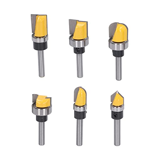 6 Ppc T Bit 6mm Schaftmuster Router mit BEA -Scharnier -Mortising Holzfräsenschneider T Ihre Verschiedenen Bedürfnisse F Bitpattern F Router Bitf Bit6mm Shank Muster Bitbea Gerade Gerade von CFTGIW