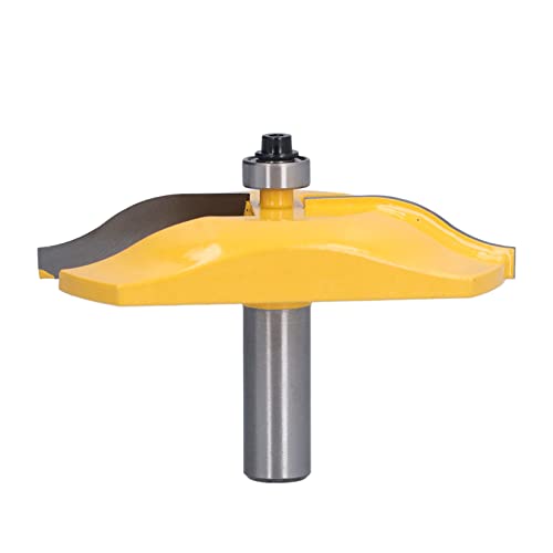 Angehobene Panel Router Bit Cove Holzbearbeitungstür Holzfräsenschneider Carbid 1/2in Shank3? 1/2in Dia Erhöhte Panel -Router Bits -Panel Bitroman Ogee Bit1/2in Shank Cove Bitsy (3-1/2 Zoll) von CFTGIW