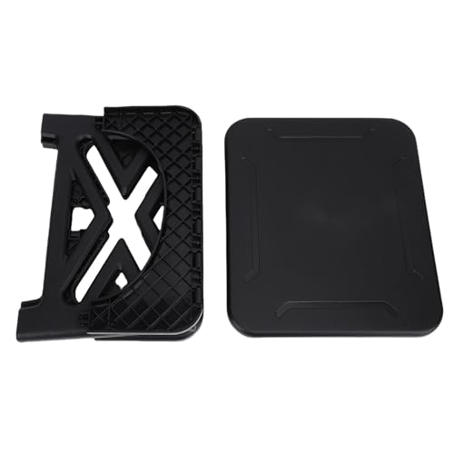CFTGIW Tragbare Camping -Toilette Faltbare Reisetoilette mit Deckel 220.46lbs Belastungskapazität für Wanderbootten Im Freien (BLACK) von CFTGIW