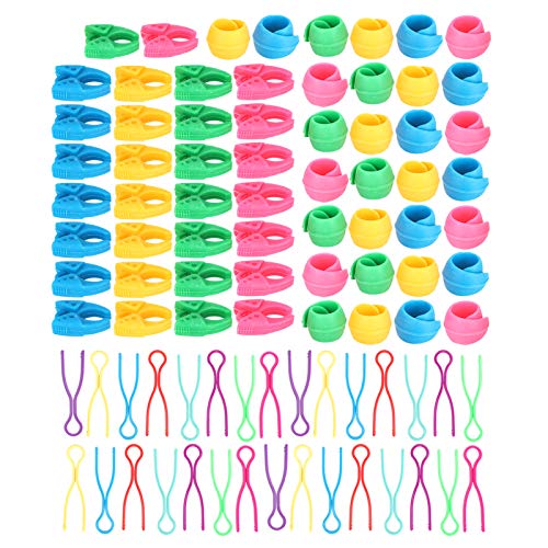 Diese Spulenclips Bestehen aus 90 PCS -Spulenfaden -Kumpels Silikonklemmen, die Clips Plastic Sewing Supplicability wiederverwendungen. Wiederverwendbarkeit von Verarbeitetem Kunststofffaden von CFTGIW