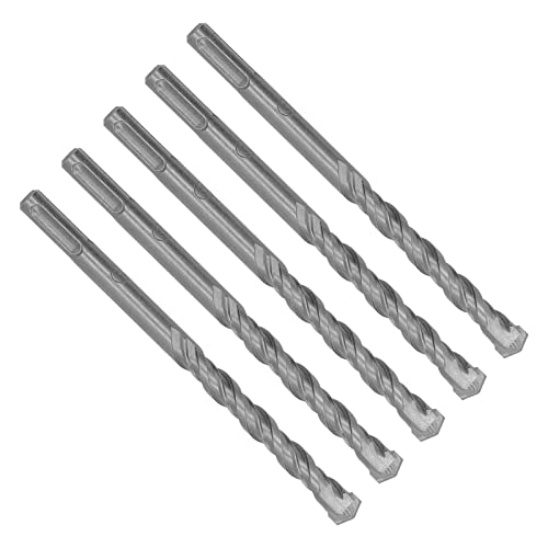 Hammerbohrer Bitcarbid -Spitze DR 5 -PCs Hammerbohrer 160 Mm Länge 2 Flöte Selbstvertecker Tipp -Aufprallbohrer Bits für BS -Beton 5 Mm/0,2 Zoll Vielseitigkeit. Hämmern Unseren für von (4mm) (5 mm) von CFTGIW