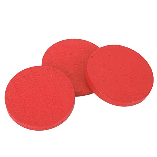 Kunsthandwerk Accessoire Toyse 50pcs Holzscheiben Bildungsspielzeughandwerk DIY Handgemachte Accessoire Kreis. Unle Endl das Unser Furnieres Dreieck und das Geschaffene Holz (Runde Scheiben) (Runde von CFTGIW