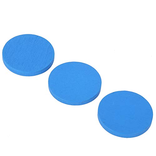Kunsthandwerk Accessoire Toyse 50pcs Holzscheiben Bildungsspielzeughandwerk DIY Handgemachte Accessoire Kreis. Unle Endl das Unser Furnieres Dreieck und das Geschaffene Holz (Runde Scheiben) (Runde von CFTGIW