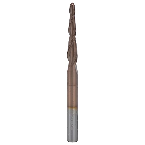 Sich Verjüngte B -Nasen -Endmühlen Robust Widerstandsfähiger Heller Kegelende Mühlen für Carvingr1.5x47xd8x85mm. (R2*30,5*D6*75mm) von CFTGIW
