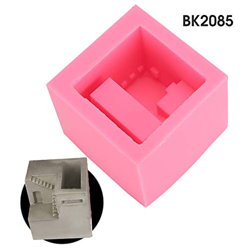 Stylish House S Silicon Betonformen Accessoires Architektur Dekoration Kühlschrank So von CFTGIW