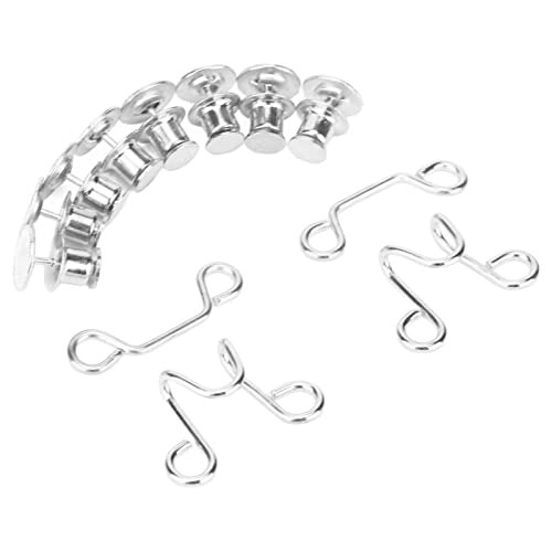 Taille Schnalle Abtrennbare Taillenstifte Strecker Set für Röcke P Collars Gold Kirts P Curchars Gold Taille Schnalle Extenderp Pins Pins Cl Knöpfe (SILVER) von CFTGIW