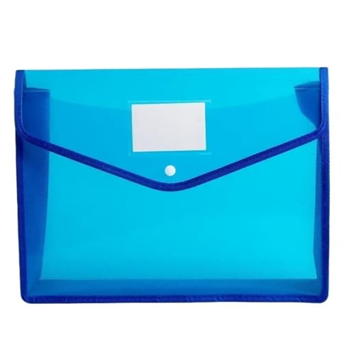 CFY652 Fächermappe PVC-Tasche mit großer Kapazität, wasserdichte Dokumententasche, A4-Aktenordner, Datei-Organizer, Umschlagordner, Schule, Bürobedarf, Organisatoren Document Organizer(Blue) von CFY652
