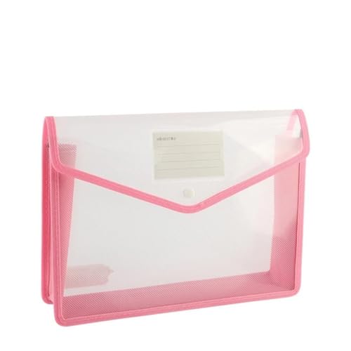 CFY652 Fächermappe Tragbare Aktentasche im A4-Format, Aktentasche, Handtasche, Datei-Organizer, Ordner, Papierdokument-Aufbewahrungstasche, große Büro-Organizer Document Organizer(Pink) von CFY652