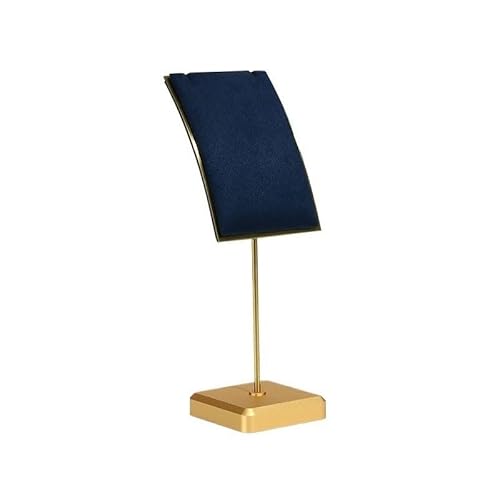 CFY652 Schmuckständer Halskette Schmuck Display Rack Anhänger Schaufenster Display Requisiten Display Rack Metall Display Stand Schmuckaufbewahrung(Blue,Groß) von CFY652