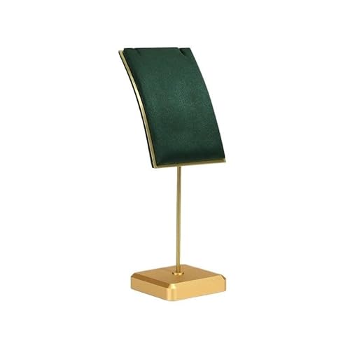 CFY652 Schmuckständer Halskette Schmuck Display Rack Anhänger Schaufenster Display Requisiten Display Rack Metall Display Stand Schmuckaufbewahrung(Green,Groß) von CFY652