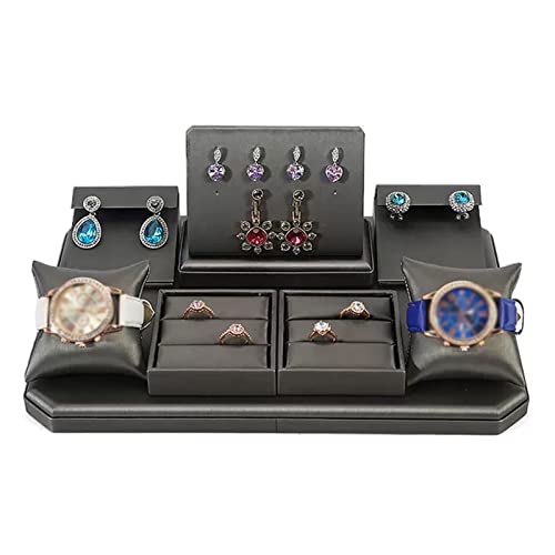 CFY652 Schmuckständer Schmuck-Ausstellungsständer, Halsketten-Ausstellungsständer, Schmuck-Staffelei, Halskette und Ohrring-Set, große Kapazität, Halskettenhalter, 8 Stück Schmuckaufbewahrung CFY652 Schmuckständer Schmuck-Ausstellungsständer, Halsketten-Ausstellungsständer, Schmuck-Staffelei, Halskette und Ohrring-Set, große Kapazität, Halskettenhalter, 8 Stück Schmuckaufbewahrung von CFY652