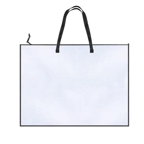 Fächermappe 19 x 25 Zoll großer Kunstordner, durchsichtiger Netzordner, Organizer for Bulletin Boards, Poster-Organizer mit Reißverschlussgriff, Aufbewahrungstasche, Einkaufstasche Document Organizer Fächermappe 19 x 25 Zoll großer Kunstordner, durchsichtiger Netzordner, Organizer for Bulletin Boards, Poster-Organizer mit Reißverschlussgriff, Aufbewahrungstasche, Einkaufstasche Document Organizer von CFY652