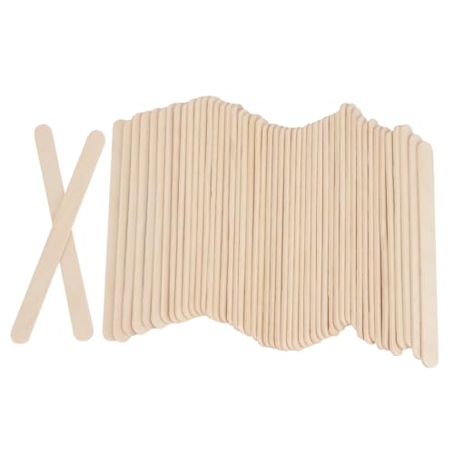 6 Inch 150 Stück,Holzspatel,Eisstiele Holz,Holzstäbchen,Eisstiele Zum Basteln,Holzstäbchen Zum Basteln,Eisstäbchen Holz,Eisstiele,Holzspatel Zum Basteln,Easy-Sticks,Eisstäbchen,Holz Eisstiele von CFifHtOL