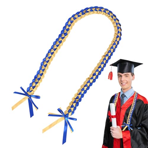CGACCSD Abschlussband der Klasse 2024, Abschluss-Ehrenkordeln - Handgefertigtes Gradbandseil - Geflochtenes Leis-Bandseil, doppelt geflochtene Halskette, Girlande, Party-Dekorationszubehör für von CGACCSD