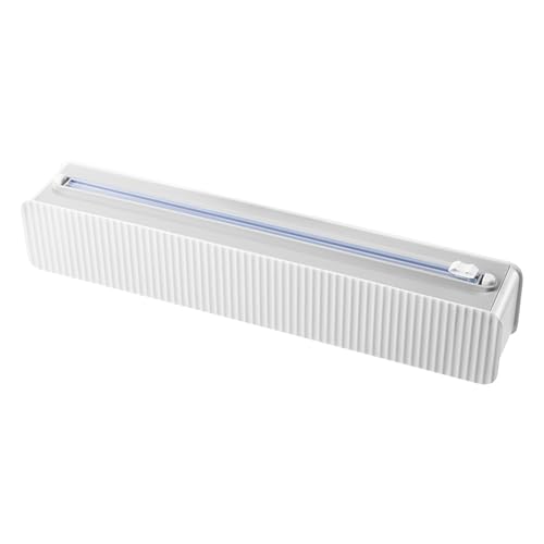 CGACCSD Folienspender mit Schneider | Aluminium-Papierspender, mit rückstandsfreiem Aufkleber und selbstklebendem Saugnapf-Organizer für Lebensmittelkonservierung und Organisation von Lebensmitteln CGACCSD Folienspender mit Schneider | Aluminium-Papierspender, mit rückstandsfreiem Aufkleber und selbstklebendem Saugnapf-Organizer für Lebensmittelkonservierung und Organisation von Lebensmitteln von CGACCSD