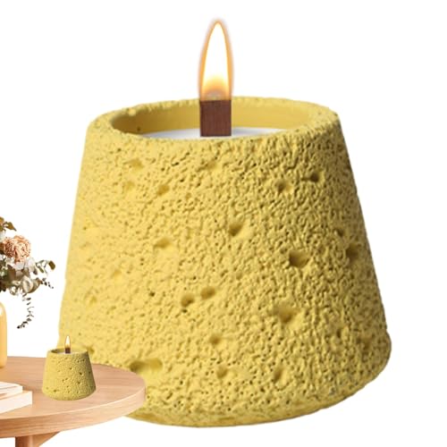 CGACCSD Kerzentöpfe zur Herstellung von Kerzen, Kerzentöpfe | matter Kerzenhalter aus Beton | Mehrzwecktöpfe für die Herstellung von Kerzen, für Hochzeit, Aufbewahrung von Fett und Zuckerpeelings, von CGACCSD