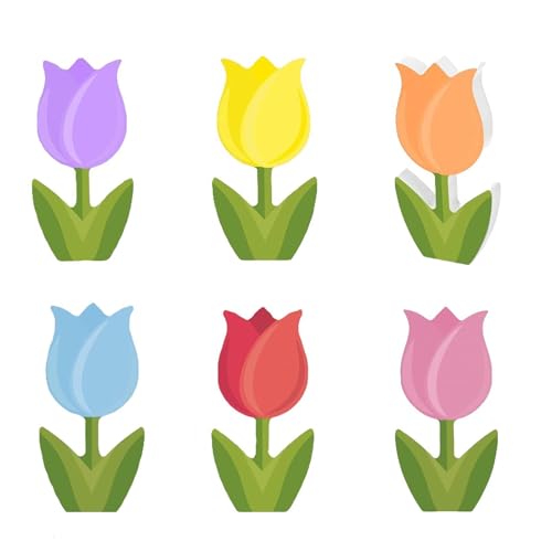 CGACCSD Mehrstufiges Tablett-Dekor, Frühlingszentrum für Tische | Cartoon-Blumendekor für Büro | Bunte Regaldekorationen, Blumenschilder für die Party von CGACCSD