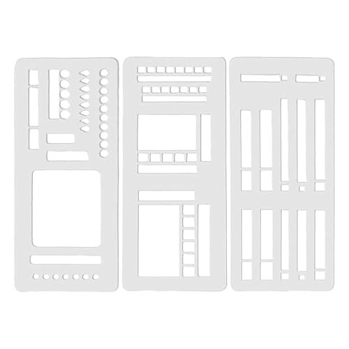 CGACCSD Schablonen für kreatives Journal | handgefertigt flexibel Zeiger Register Journal Stencil | Journalismus-Zubehör rutschfest für Entwürfe Studenten Malerei Erwachsene Checkliste Agenda CGACCSD Schablonen für kreatives Journal | handgefertigt flexibel Zeiger Register Journal Stencil | Journalismus-Zubehör rutschfest für Entwürfe Studenten Malerei Erwachsene Checkliste Agenda von CGACCSD