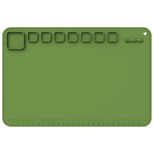 CGACCSD Silikon-Kunstmatte – 24 Zoll x 16 Zoll Schmuckgussformen aus Harz Antihaft-Matte – Zubehör für Bastelbedarf ohne Färbung für Harz, Malerei, CGACCSD Silikon-Kunstmatte – 24 Zoll x 16 Zoll Schmuckgussformen aus Harz Antihaft-Matte – Zubehör für Bastelbedarf ohne Färbung für Harz, Malerei, von CGACCSD