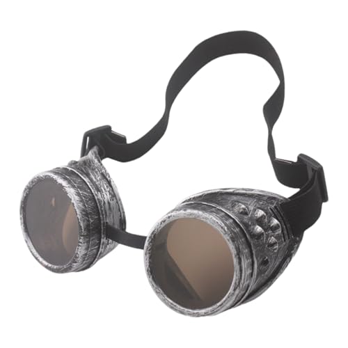 CGACCSD Steampunk-Brille, Gothic Steampunk-Brille im Vintage-Stil, Gothic-Make-up-Brille, Retro-Stil, Sportbrille für Reise, Fahren CGACCSD Steampunk-Brille, Gothic Steampunk-Brille im Vintage-Stil, Gothic-Make-up-Brille, Retro-Stil, Sportbrille für Reise, Fahren von CGACCSD