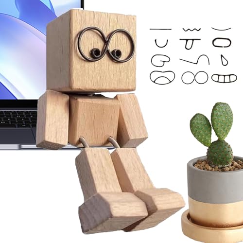 Schüttelmann Holzpuppe Für Auto, Schüttelmann Aus Naturholz Für Auto, Charmante Kleine Holzfigur, Die Schwankt, Handgefertigte Holz-Auto-Ornamente, Armaturenbrett Dekoration Schüttelmann Holzpuppe Für Auto, Schüttelmann Aus Naturholz Für Auto, Charmante Kleine Holzfigur, Die Schwankt, Handgefertigte Holz-Auto-Ornamente, Armaturenbrett Dekoration von CGACCSD