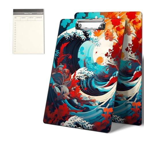 Klemmbretter mit niedlichem Hundemuster, 22,9 x 31,8 cm, Standard-A4-Klemmbrett mit niedrigem Profil, Metallclip und To-Do-Notizblock für Schule, Büro, Zuhause und Studenten Klemmbretter mit niedlichem Hundemuster, 22,9 x 31,8 cm, Standard-A4-Klemmbrett mit niedrigem Profil, Metallclip und To-Do-Notizblock für Schule, Büro, Zuhause und Studenten von CGFGHHUY