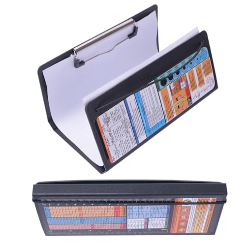 CGPAPnunu Still-Klemmbrett, faltbar, 2 Packungen, Krankenschwester-Klemmbretter, faltbar, medizinisches Klemmbrett, Taschengröße, 6 medizinisches Spickzettel, passend für medizinisches Personal, CGPAPnunu Still-Klemmbrett, faltbar, 2 Packungen, Krankenschwester-Klemmbretter, faltbar, medizinisches Klemmbrett, Taschengröße, 6 medizinisches Spickzettel, passend für medizinisches Personal, von CGRAPnunu