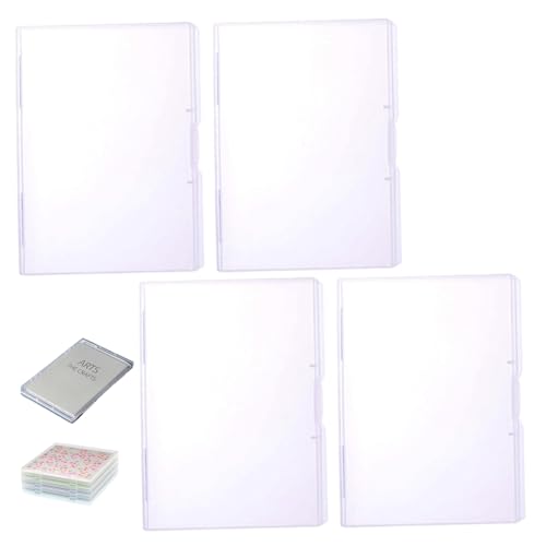 Scrapbook Paper Storage 12x9x1inch Clear Plastic Scrapbook Paper Organizer Stapelbarer Dateispeicherbox mit U-förmiger Verriegelungsmechanismus für Bürohausschule Scrapbook Paper Storage 12x9x1inch Clear Plastic Scrapbook Paper Organizer Stapelbarer Dateispeicherbox mit U-förmiger Verriegelungsmechanismus für Bürohausschule von CGTQROVR