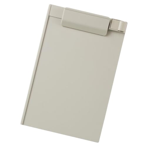 Klemmbretter 3 Stück Kunststoff A5 Zwischenablage Profil Clip Papierhalter Schreibordner for Schule, Klassenzimmer, Büro Für die Ablage von Dokumenten(Grey) von CGUOHU