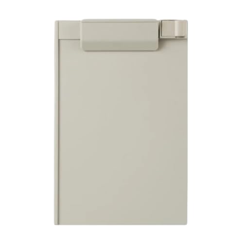 Klemmbretter 3 Stück Kunststoff A5 Zwischenablage Profil Clip Papierhalter Schreibordner for Schule, Klassenzimmer, Büro Für die Ablage von Dokumenten(Grey) von CGUOHU