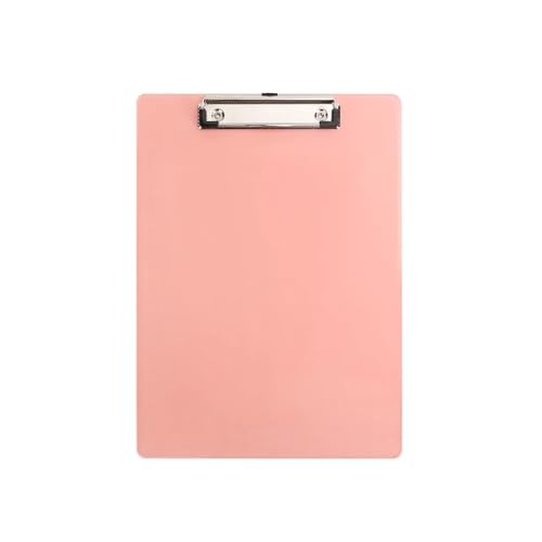 Klemmbretter 4 stücke A4 Datei Ordner Zwischenablage Schreiben Pad 80-blatt Kapazität Memo Clip Bord Wasserdicht Schule Liefert Büro Schreibwaren Für die Ablage von Dokumenten(Orange) von CGUOHU
