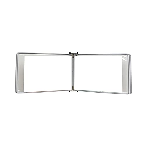 Büromappen-Katalogdisplay, A4, Wandmontierter Anzeige-Aktenhalter(Grey) von CHAKEUZND