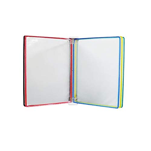 Büromappen-Katalogdisplay, Dokumentenhalter A4 mit 5 Feldern und 10 Taschen zur Anzeige 35 * 24 * 4,5 cm(G) von CHAKEUZND